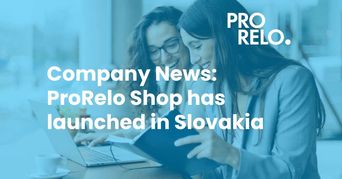 Company New: ProRelo Shop has launched in Slovakia