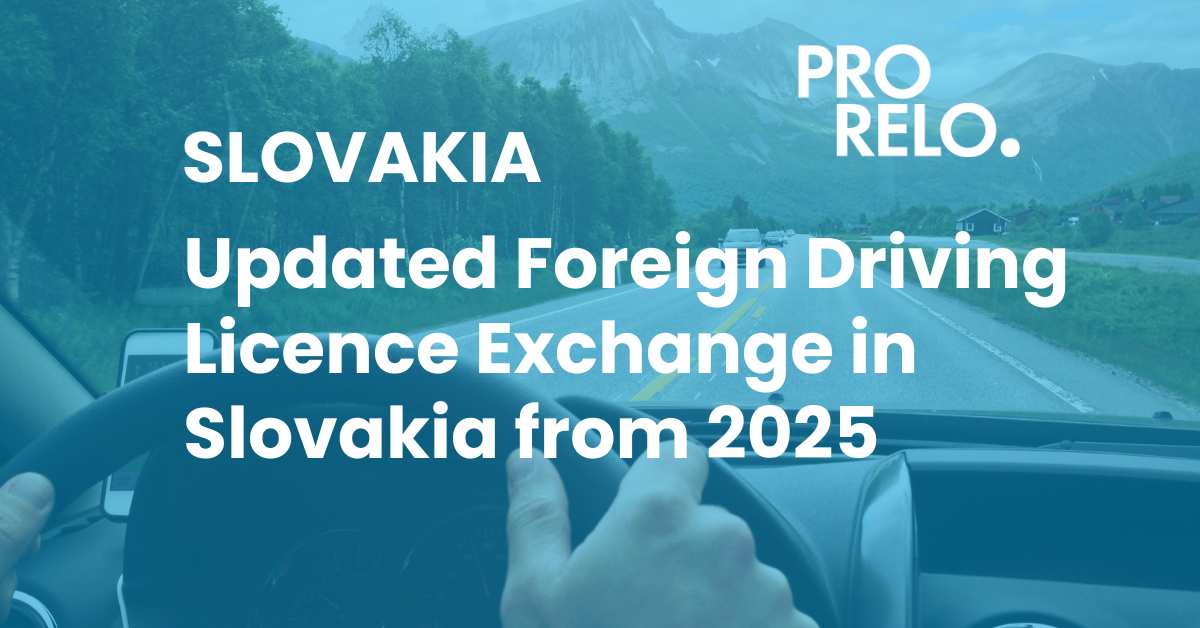 Updated Foreign Driving Licence Exchange in Slovakia from 2025